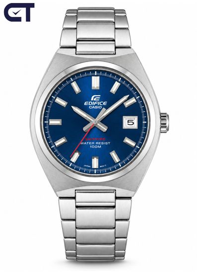 CASIO EFB-109D-2AVDF EDIFICE мужские наручные часы — классическая модель с синим циферблатом и сапфировым стеклом