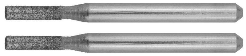 ЗУБР 2 шт, 2.33 x 10.0 x 3.2 x 38 мм, набор алмазных мини-шарошек (35921)