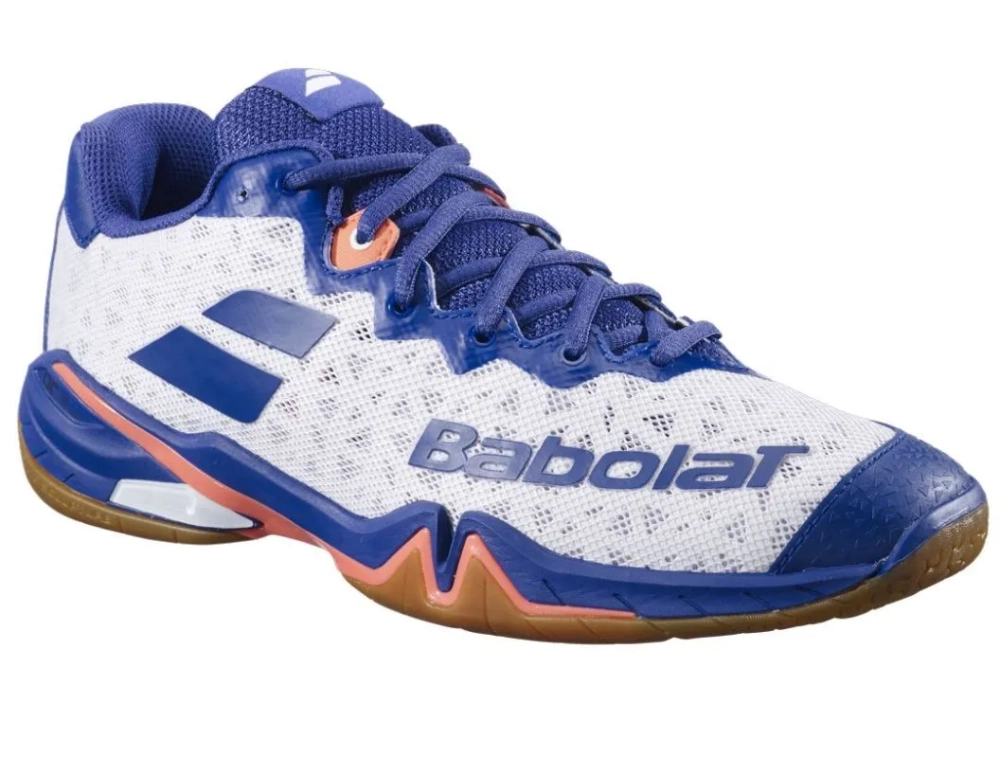 Мужские кроссовки для Padel Babolat Shadow 4 - white/blue navy
