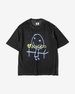 Футболка Vacation pigment dyed Серая
