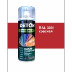 DETON UNIVERSAL  Аэрозольная эмаль алкидная атмосферастойкая Красная 520мл RAL 3001