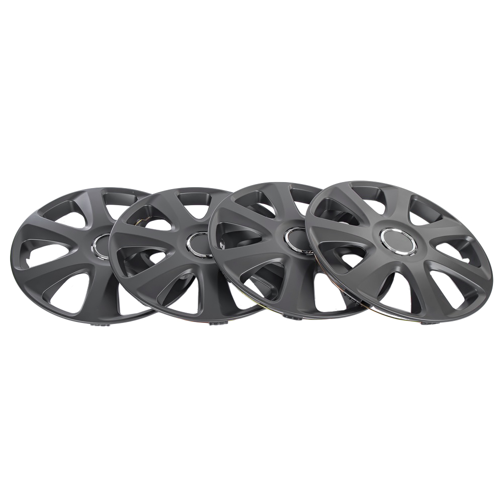 Колпаки R16 Saturn 4шт (черно-матовые) ABS-пластик ARNEZI A0702040