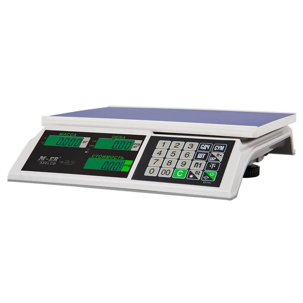 Торговые весы Mertech M-ER 326 AC-15.2 "Slim" LCD
