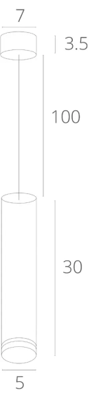 Точечный подвесной светильник Arte Lamp ALTAIS A6110SP-2BK, LED