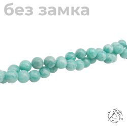 Нить из бусин Амазонит, 10 мм