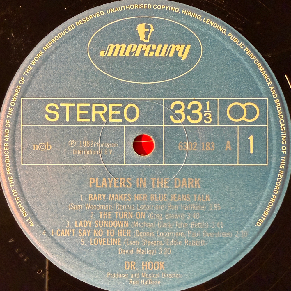 Dr. Hook ‎– Players In The Dark (Скандинавия 1982г.)