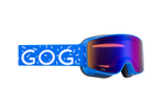Горнолыжная маска GOG Roxie / Blue / Reflex Blue / детские до 10 лет
