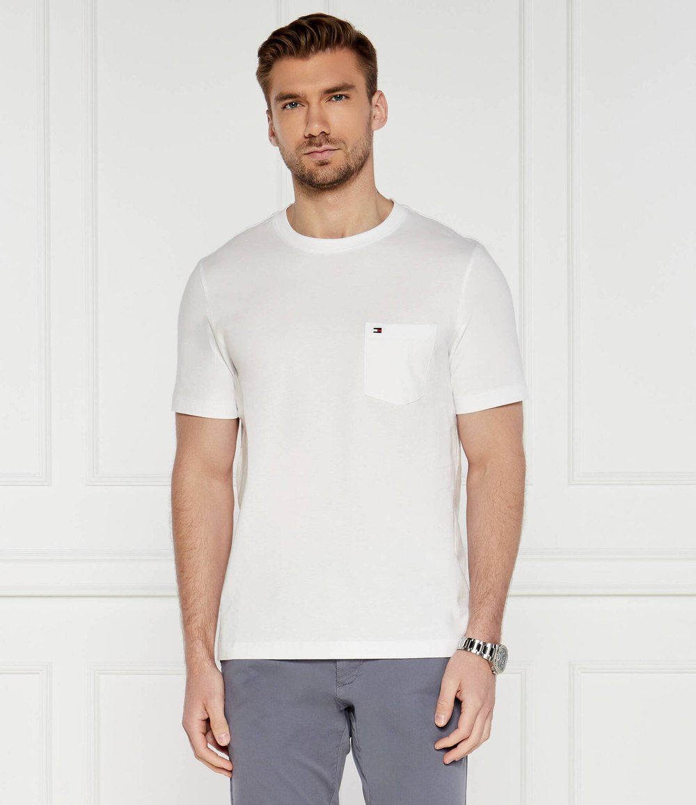 Футболка POCKET TEE Tommy Hilfiger - белый(MW0MW36220)