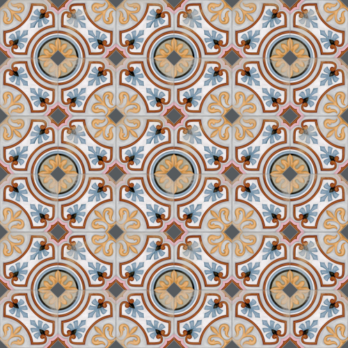 Vives Vodevil Octogono Diglas Multicolor 20x20