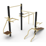 Уличный атлетический комплекс №5, 3735*2850*2500 мм.