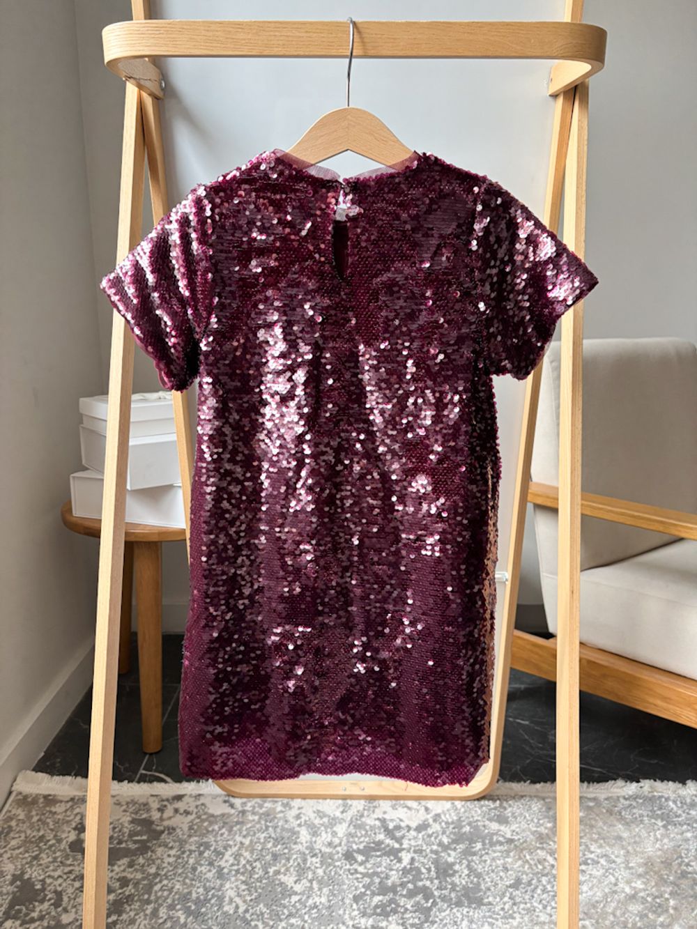 Платье из пайеток Zara, 116