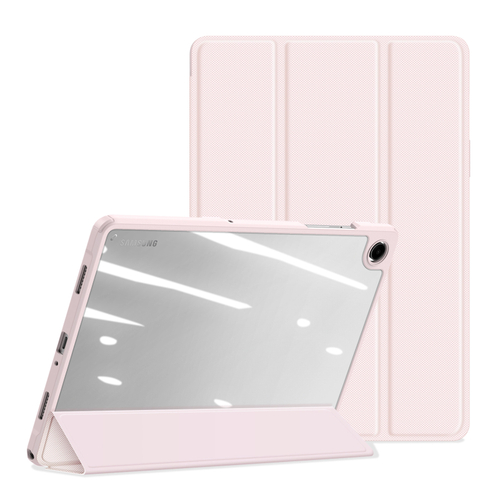 Чехол книжка розового цвета для планшета Samsung Galaxy Tab A9 Plus и Tab 11 Plus, серия Toby Series от Dux Ducis