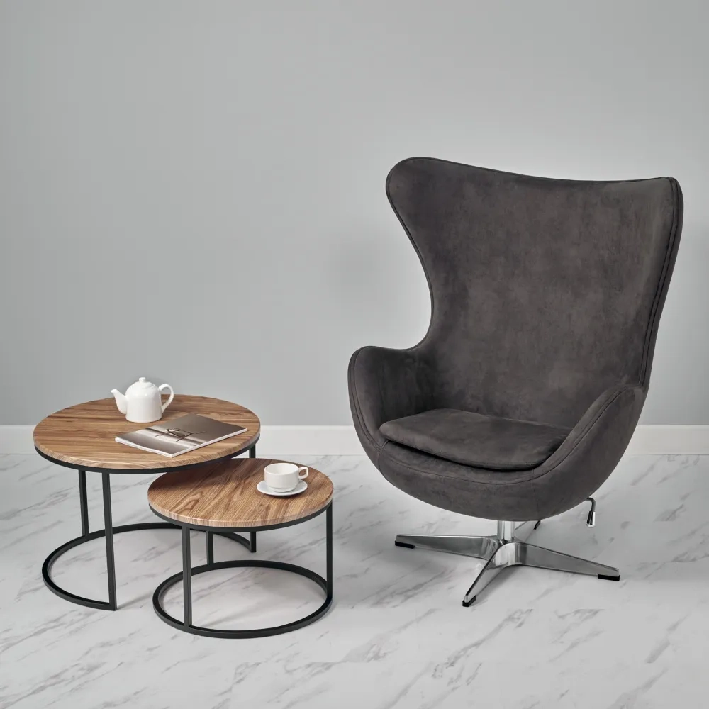 Кресло Bradex Home EGG STYLE CHAIR серый