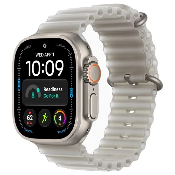Умные часы Apple Watch Ultra 4 49 мм Natural Titanium Ocean Band Серый Translucent Gray