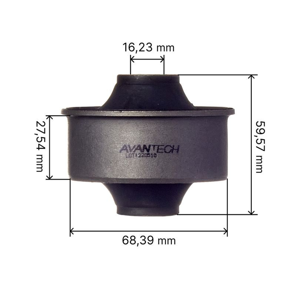 Сайлентблок переднего нижнего рычага задний Avantech ASB4135