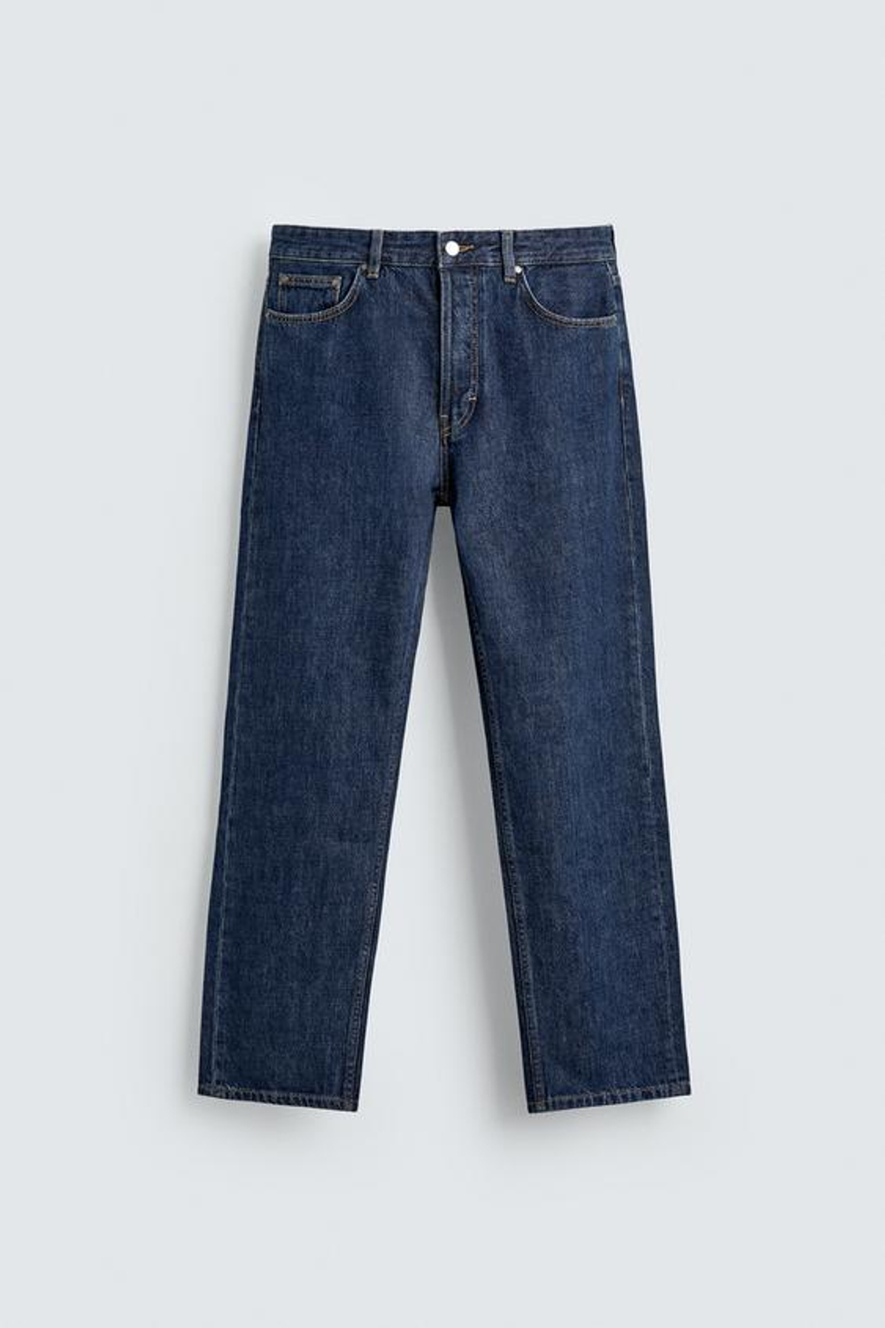 ZARA ДЖИНСЫ REGULAR FIT, СИНИЙ