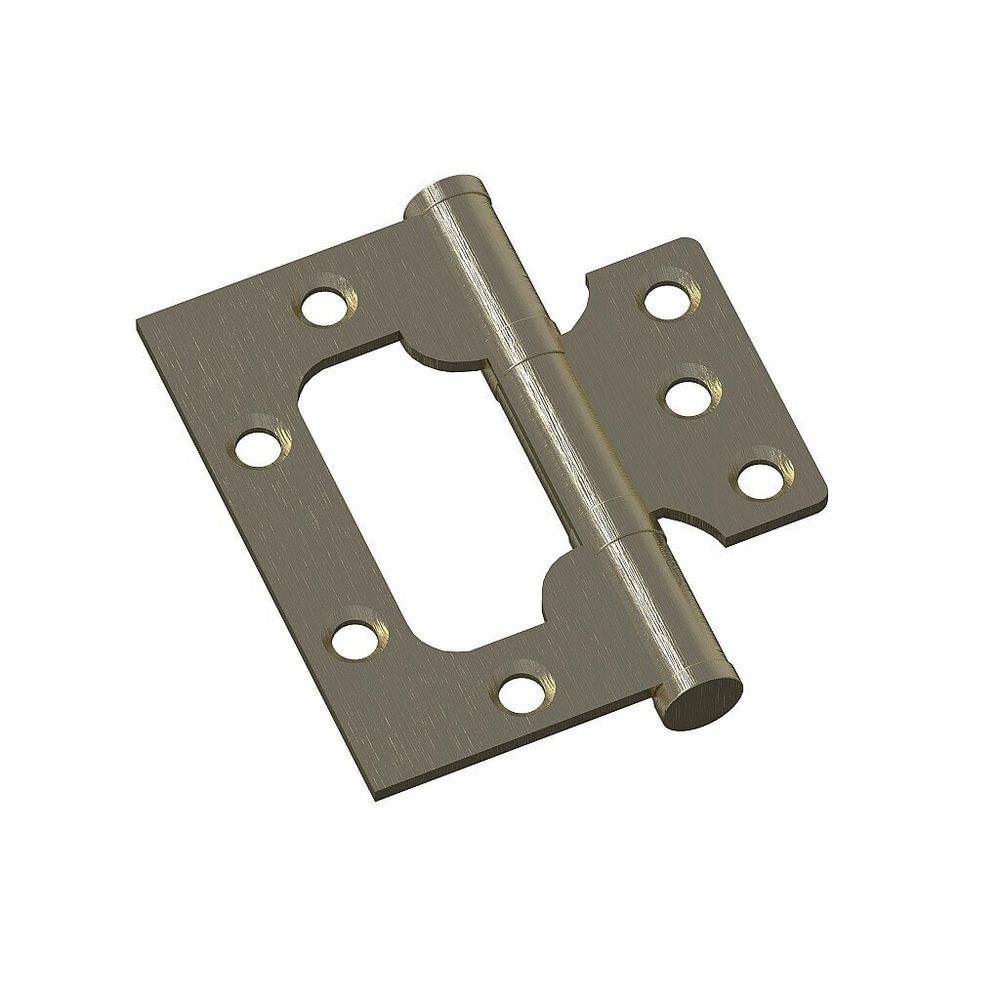 Петля без врезки стальная 2ВВ 75*63*2,5 AB Бронза Петля без врезки стальная 2ВВ 75*63*2,5 AB Бронза