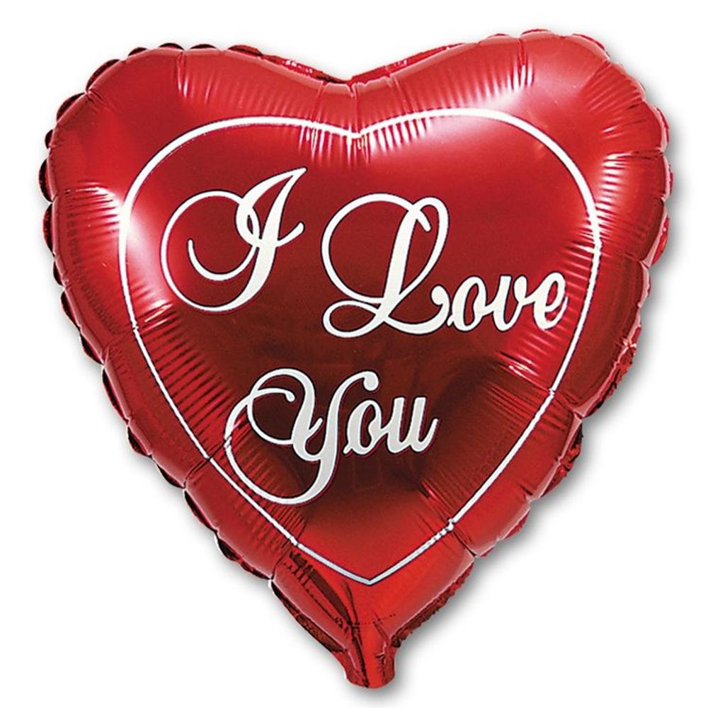 Шар фольгированный сердце I Love You Шар фольгированный сердце I Love You