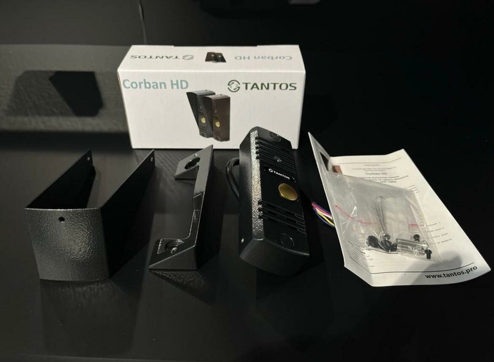 Вызывная видеопанель Tantos Corban HD (асфальт)