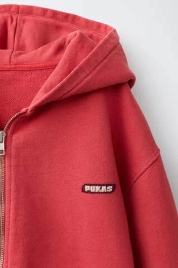 ZARA X PUKAS ХУДИ PUKAS SURF, КРАСНЫЙ