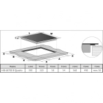 Индукционная варочная панель Korting HIB 68700 B QUADRO