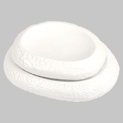 Блюдо овальное для подачи 28*23 см h5,7 см Organic белое фарфор P.L. Proff Cuisine [3]