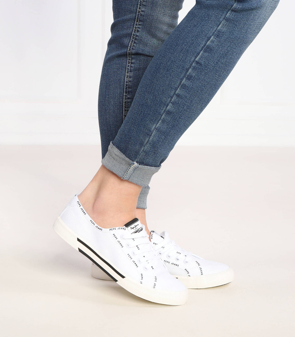 кеды brady rib w Pepe Jeans London - белый(PLS31437)