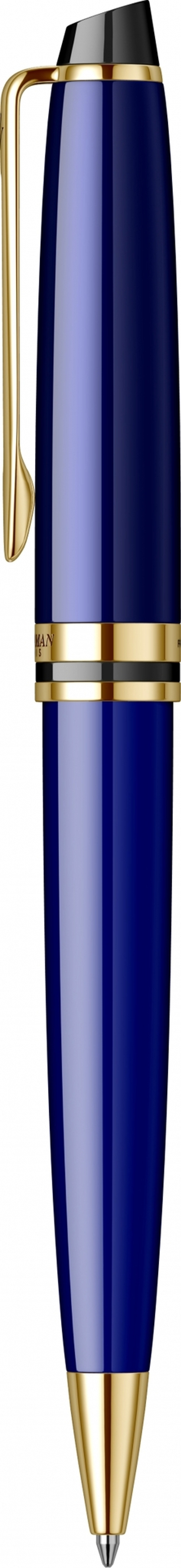 Шариковая ручка Waterman "Expert Blue Lacquer GT", цвет чернил: черный М
