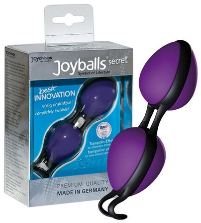 Фиолетовые вагинальные шарики Joyballs secret (Цвет: фиолетовый)