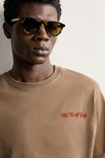 ФУТБОЛКА С ВЫШИТОЙ НАДПИСЬЮ — ZARA