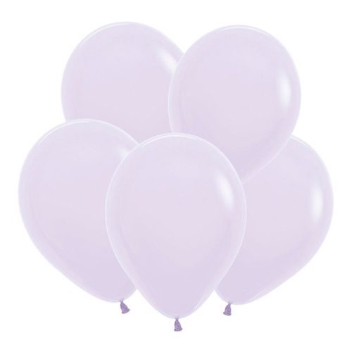 S 18" Матовый Пастель Сиреневый макарунс / Lilac / 5 шт.