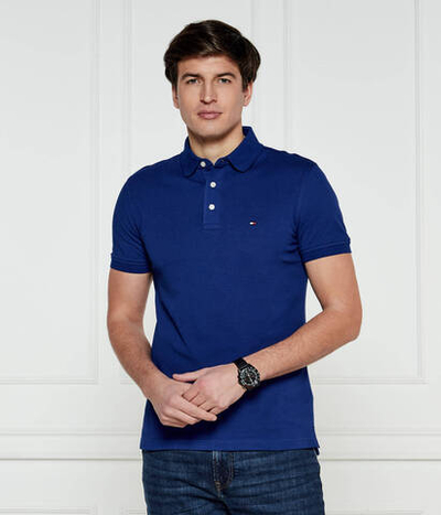 Поло 1985 Tommy Hilfiger - голубой(MW0MW17771)