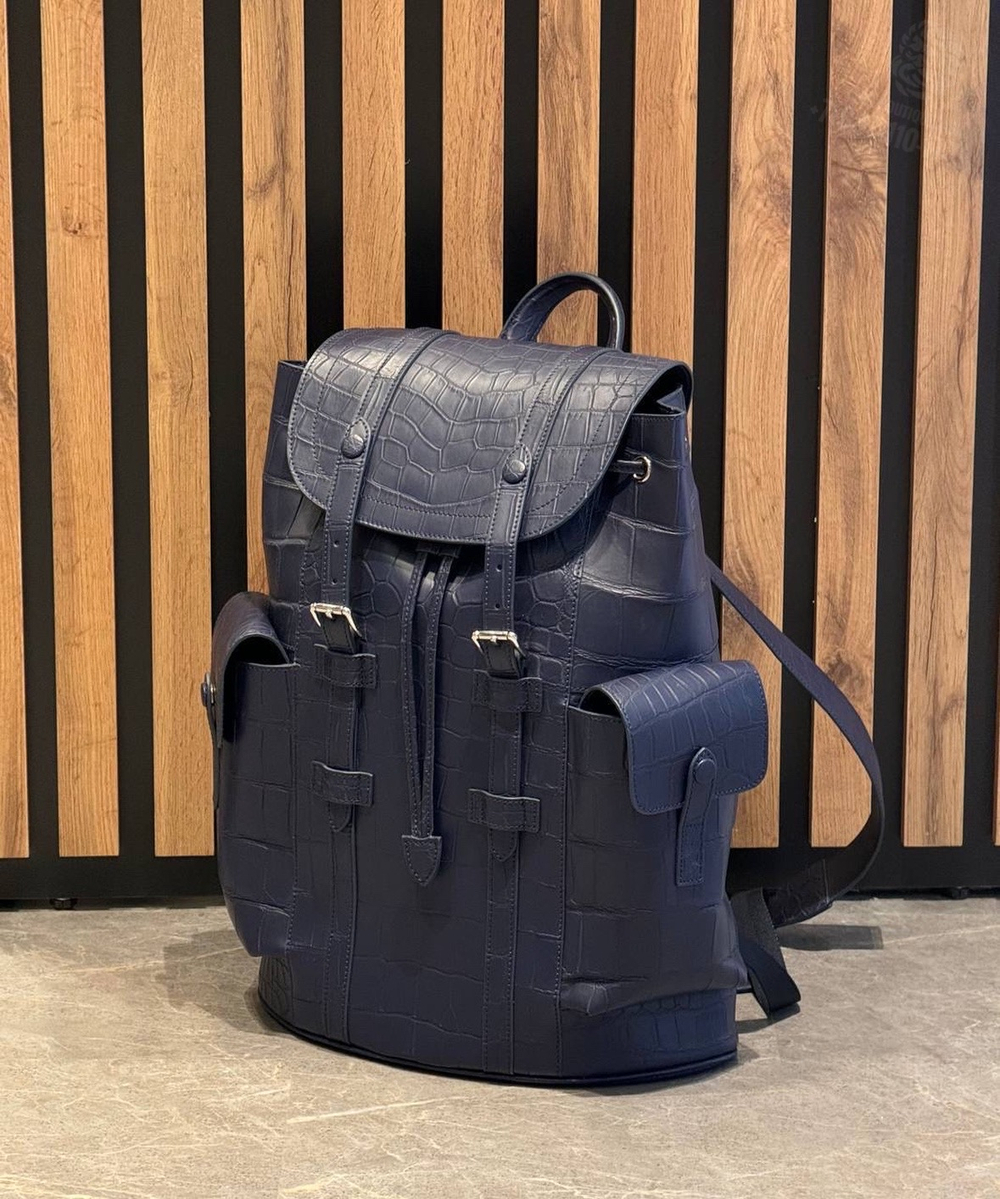 Рюкзак Louis Vuitton Christopher из кожи крокодила