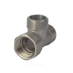 Тройник латунь никель Ду 20 (3/4") НР/НР/ВР SantechSystems