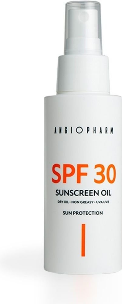 Солнцезащитное масло ANGIOPHARM SPF 30 Sanscreen Oil 100мл
