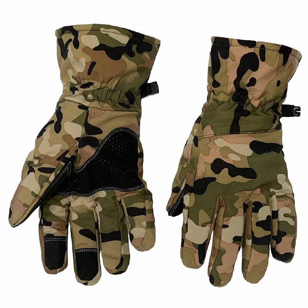 Зимние тактические перчатки Soft Shell мультикам