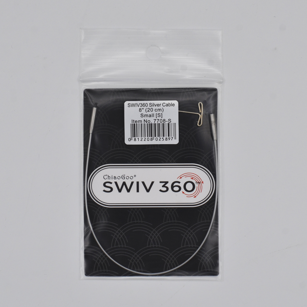 Лески SWIV360 small(S) от ChiaoGoo, 13 см. - 125 см., silver cable