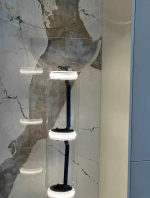 Floor design lamp Noctambule Bowl by Flos