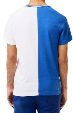 Мужская теннисная футболка Lacoste Sport x Daniil Medvedev Ultra-Dry Tennis T-Shirt - небесный