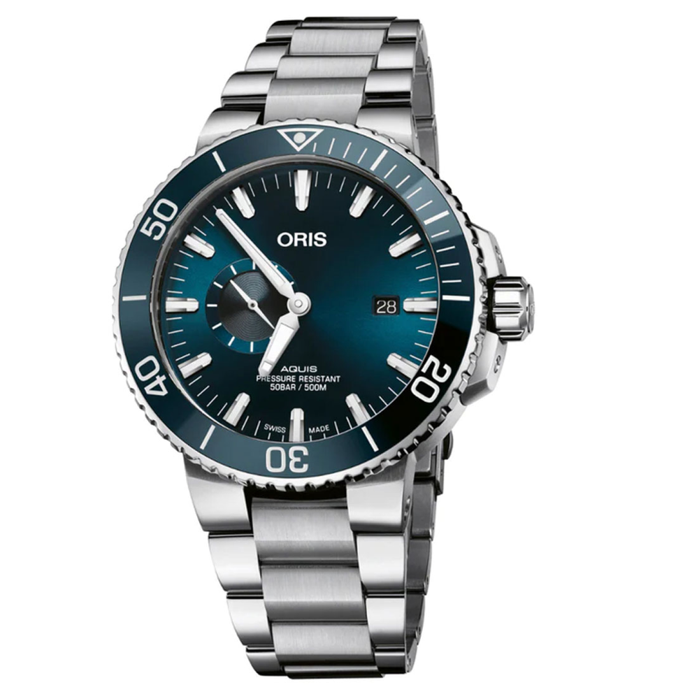 Oris Aquis Small Second Date 01 743 7733 4155-07 8 24 05PEB