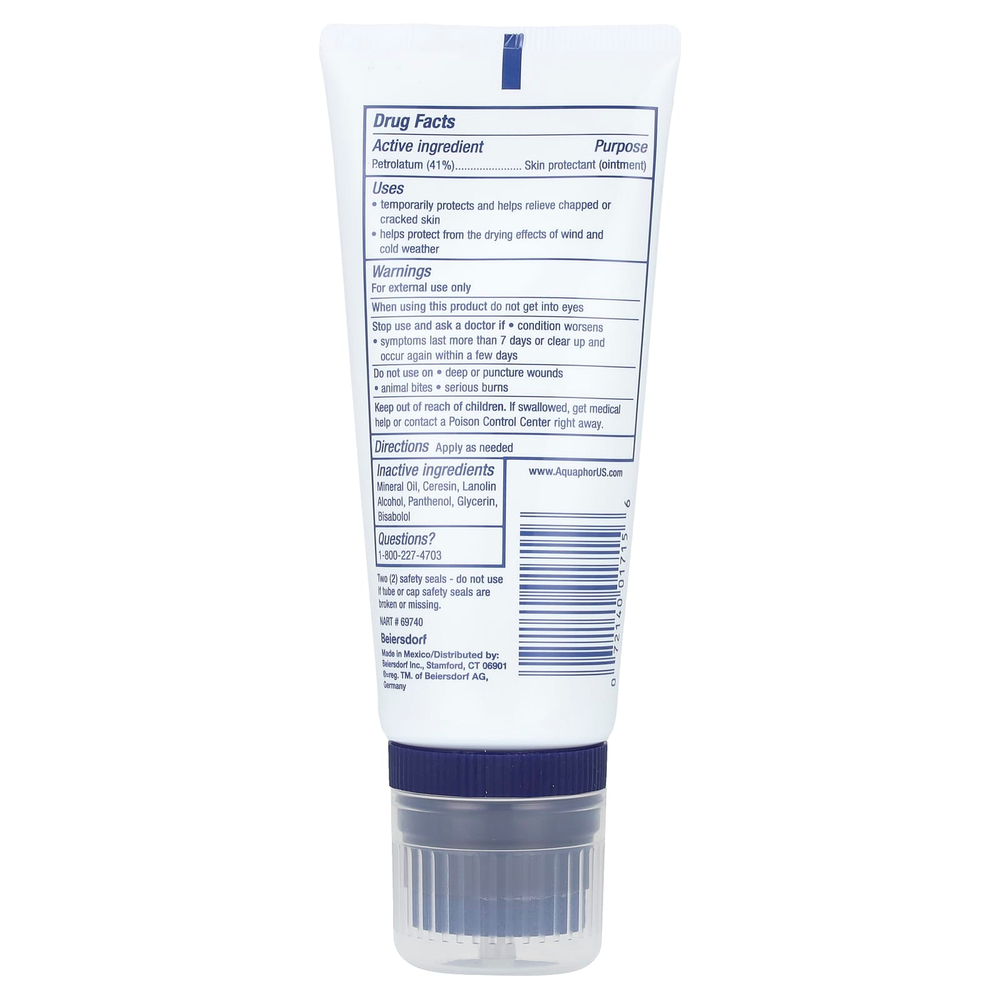 Aquaphor, Advanced Therapy, лечебная мазь, 85 г (3 унции)
