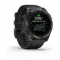 Garmin epix Pro (Gen 2) Sapphire Edition 51 мм, титановый угольно-серый, DLC, черный силиконовый ремешок