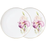 Набор тарелок закусочных 2шт, 20см «IRISES»