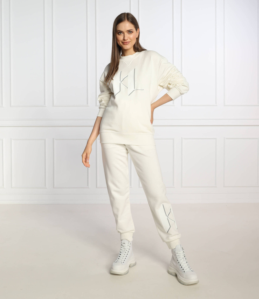 спортивные штаны Karl Lagerfeld - кремовый(225W2180)