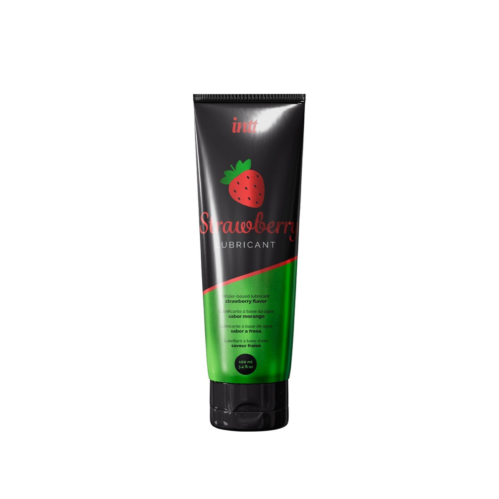 Intt Strawberry - Оральный лубрикант со вкусом клубники, 100 мл