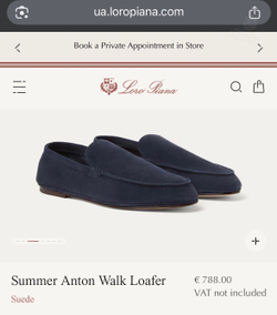 Лоферы Loro Piana Summer Anton Walk