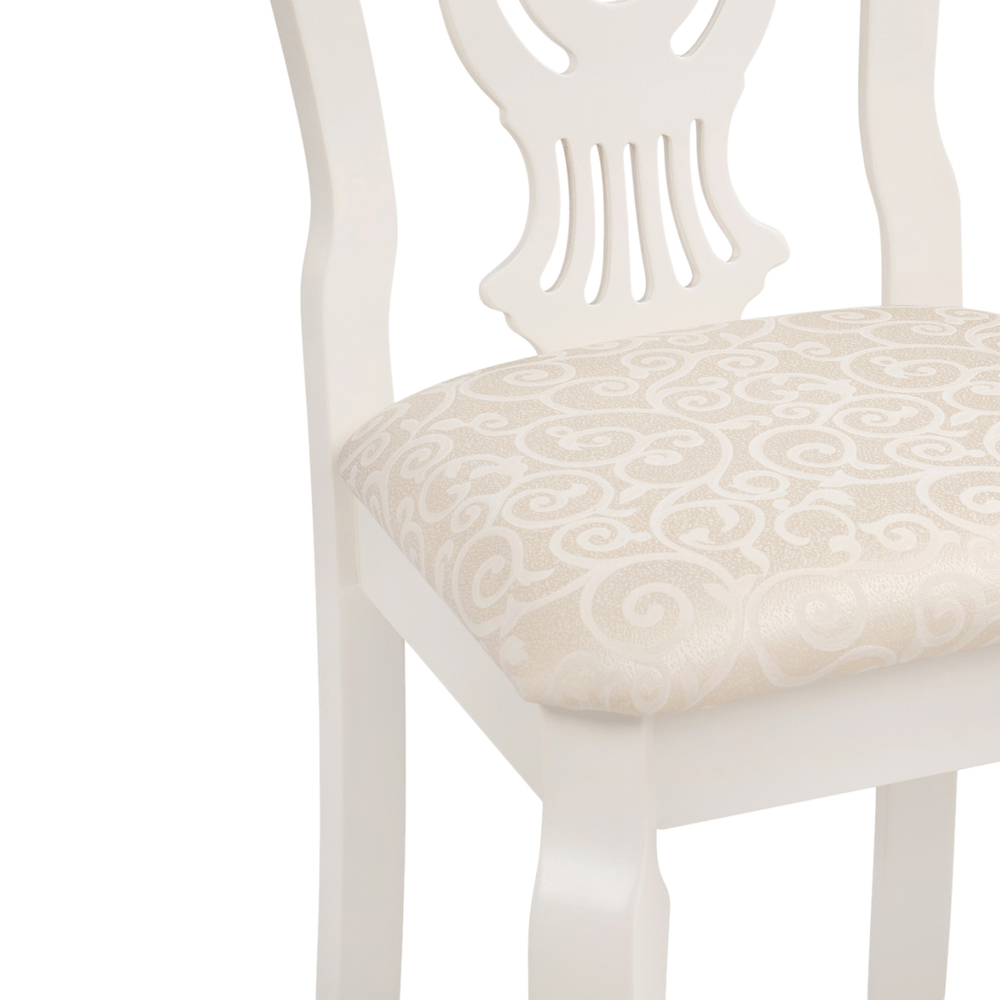 Стул деревянный Woodville Lomar butter white