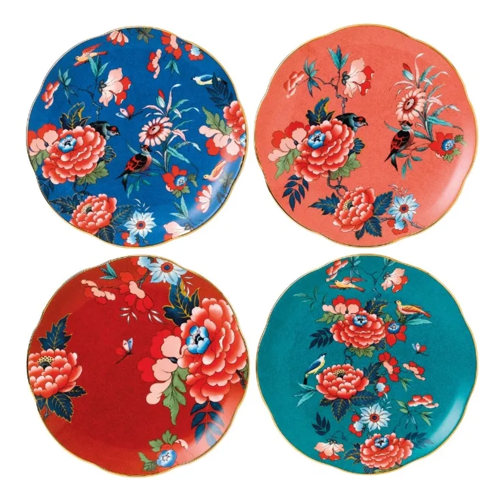 Wedgwood Набор из 4 тарелок для завтрака Paeonia Blush 21 см EAN 701587384384