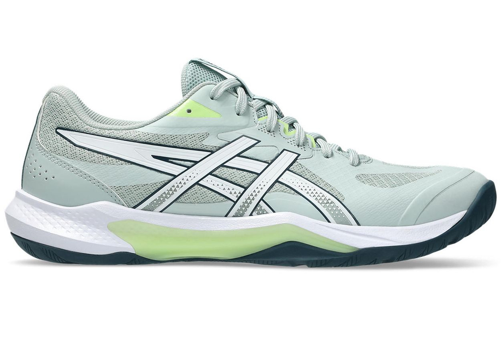 Мужские кроссовки для бадминтона/сквоша Asics Gel-Tactic 13 — lichen rock/white