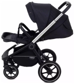 Коляска детская MOWBaby "ZOOM"PU (3в1) RA086 Silver Black